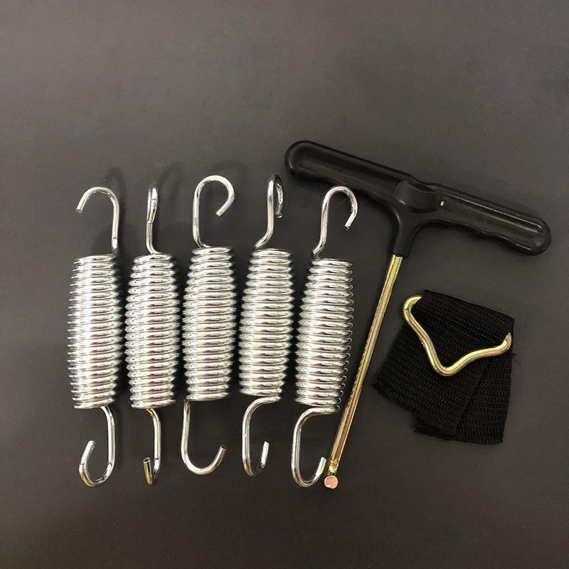 Shan Trampoline Spring (87, 100, 120, 140, 165 mm) Spring Replacement Spring, Trampoline Accessories, Trampoline Triangle Buckle (12) - Image 1